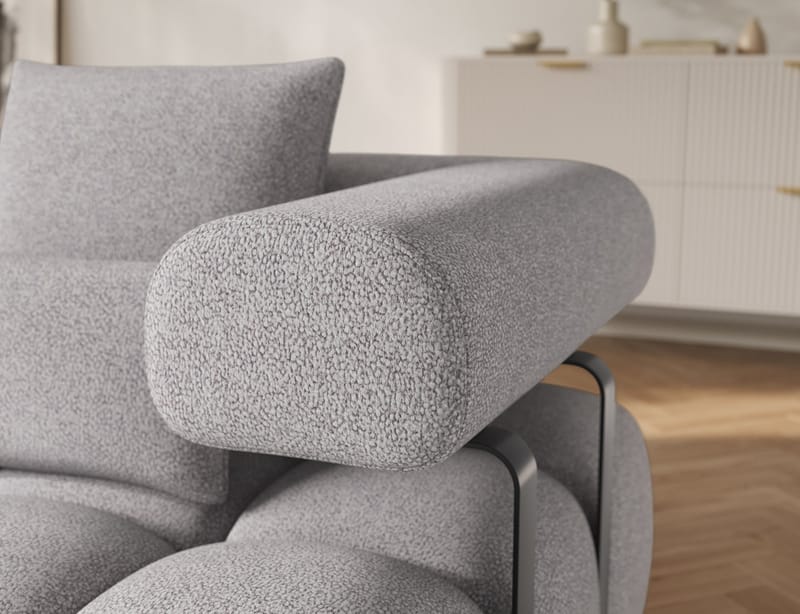 Levvi 3-sits Bubblig Bäddsoffa med Divan Vänster - Paolli 04 - Möbler - Soffa - Bäddsoffa - Hörnbäddsoffa