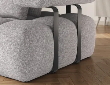 Levvi 3-sits Bubblig Bäddsoffa med Divan Vänster - Paolli 04 - Möbler - Soffa - Bäddsoffa - Hörnbäddsoffa