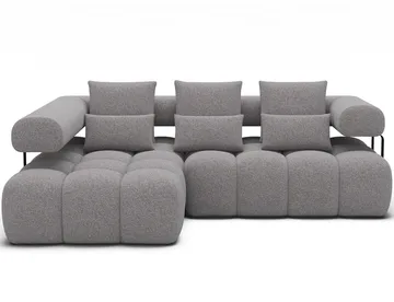Levvi 3-sits Bubblig Bäddsoffa med Divan Vänster - Paolli 04 - Möbler - Soffa - Bäddsoffa - Hörnbäddsoffa