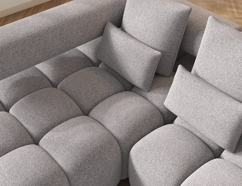 Levvi 3-sits Bubblig Bäddsoffa med Divan Vänster - Paolli 04 - Möbler - Soffa - Bäddsoffa - Hörnbäddsoffa