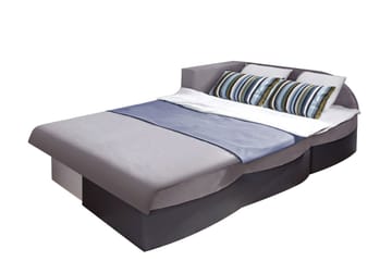 Lido 3-sits Bäddsoffa - Grå - Möbler - Soffa - Bäddsoffa - Bäddsoffa längsbäddad