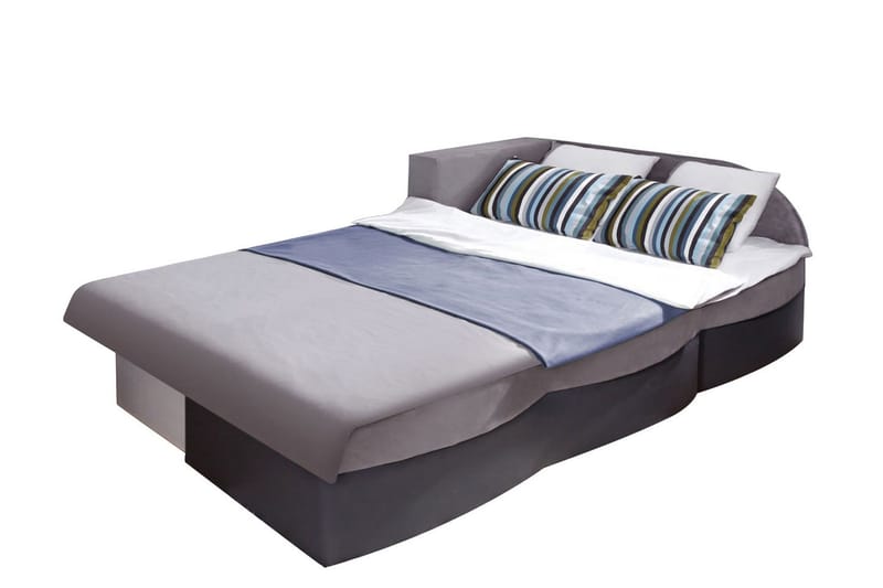 Lido 3-sits Bäddsoffa - Grå - Möbler - Soffa - Bäddsoffa - Bäddsoffa längsbäddad