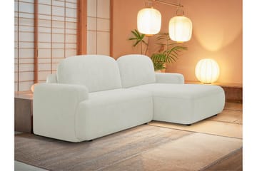 Lifeina Bäddsoffa m. Divan 2-sits - Beige/Vit - Möbler - Soffa - Bäddsoffa - Bäddsoffa divan