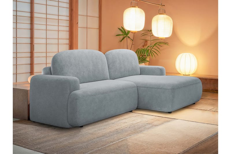 Lifeina Bäddsoffa m. Divan 2-sits - Grå - Möbler - Soffa - Bäddsoffa - Bäddsoffa divan