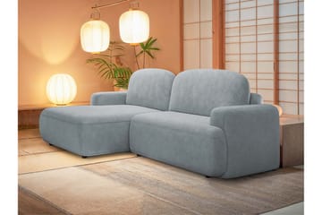 Lifeina Bäddsoffa m. Divan 2-sits - Grå - Möbler - Soffa - Bäddsoffa - Bäddsoffa divan