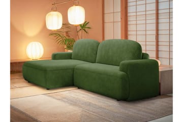 Lifeina Bäddsoffa m. Divan 2-sits - Grön - Möbler - Soffa - Bäddsoffa - Bäddsoffa divan