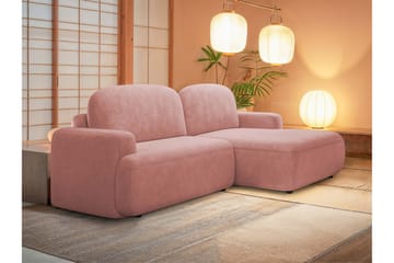 Lifeina Bäddsoffa m. Divan 2-sits - Rosa - Möbler - Soffa - Bäddsoffa - Bäddsoffa divan