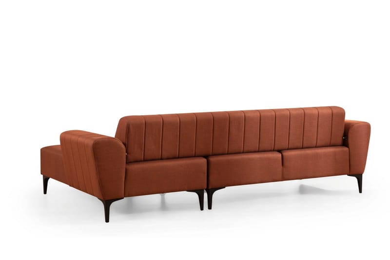 Lilesville Bäddsoffa med divan - Röd - Möbler - Soffa - Bäddsoffa - Bäddsoffa divan