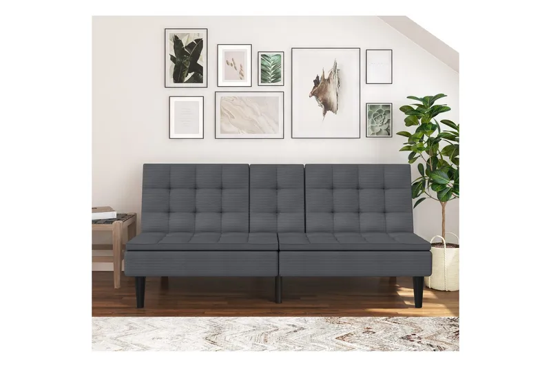 Maine Bäddsoffa 3-sits - Grå - Möbler - Soffa - Bäddsoffa - 3 sits bäddsoffa