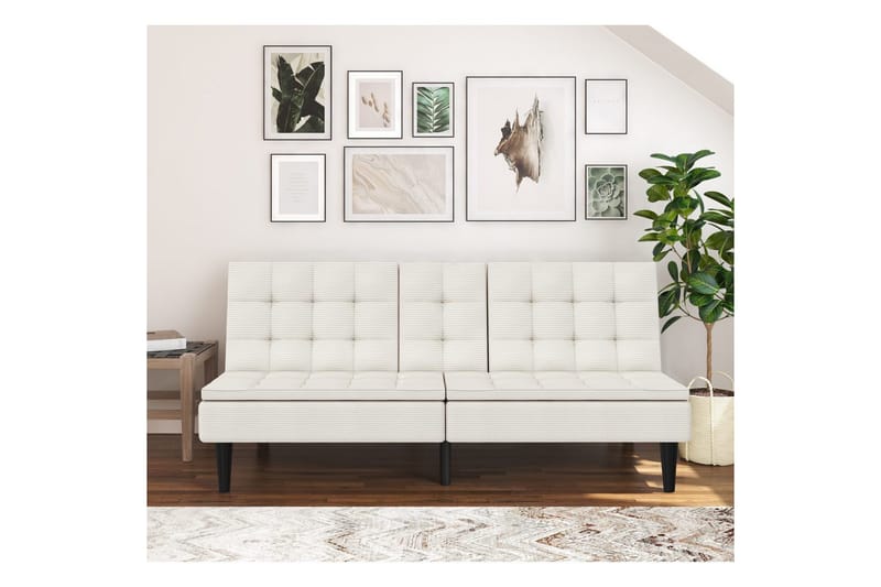 Maine Bäddsoffa 3-sits - Vit - Möbler - Soffa - Bäddsoffa - 3 sits bäddsoffa