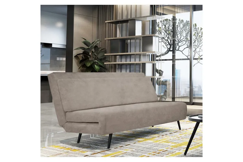 Mallory Bäddsoffa 2-sits - Grå - Möbler - Soffa - Bäddsoffa - 2 sits bäddsoffa