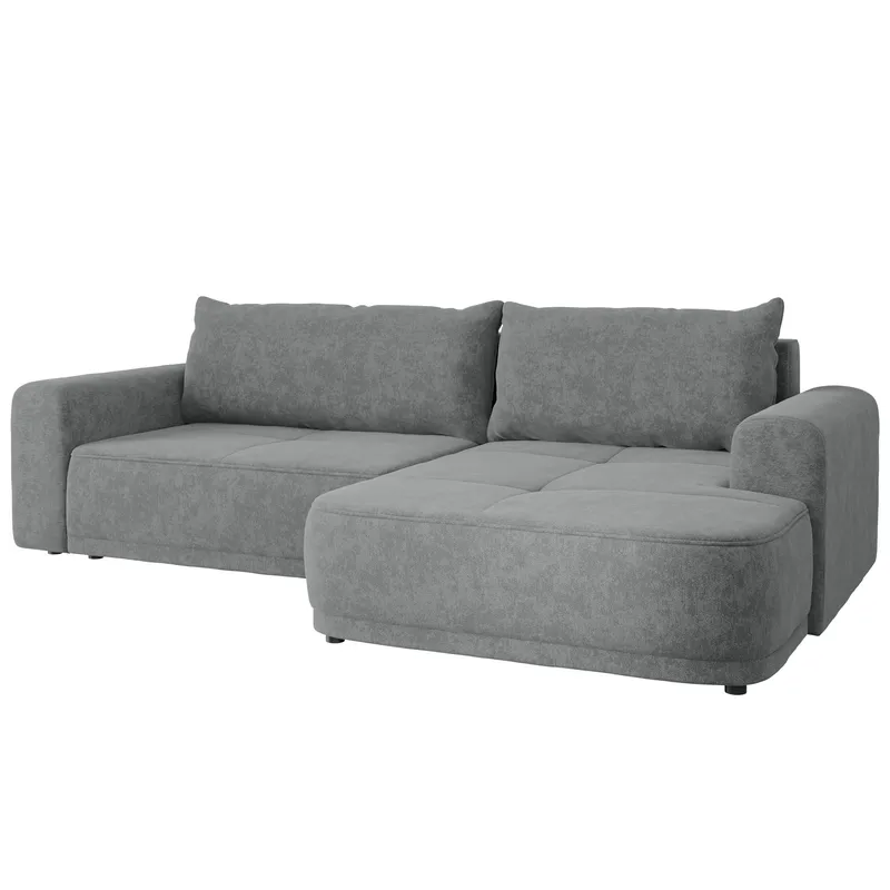 Malor 3-sits Bäddsoffa med divan Högervänd - grå - Möbler - Soffa - Bäddsoffa - Hörnbäddsoffa