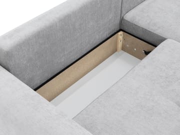 Malor 3-sits Bäddsoffa med divan Högervänd - mörkbrun - Möbler - Soffa - Bäddsoffa - Hörnbäddsoffa