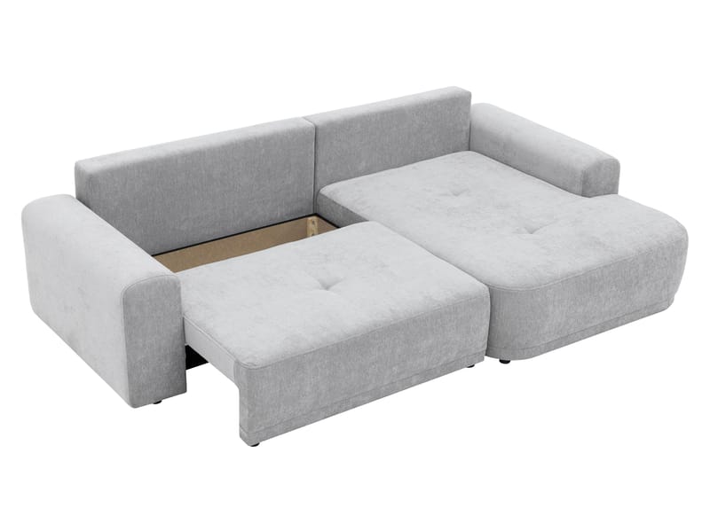 Malor 3-sits Bäddsoffa med divan Högervänd - mörkbrun - Möbler - Soffa - Bäddsoffa - Hörnbäddsoffa