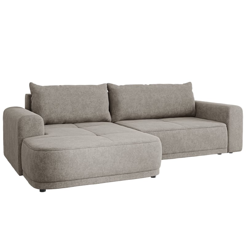 Malor 3-sits Bäddsoffa med divan Vänstervänd - beige - Möbler - Soffa - Bäddsoffa - Hörnbäddsoffa