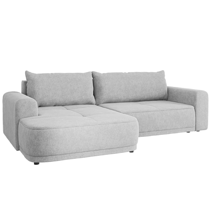 Malor 3-sits Bäddsoffa med divan Vänstervänd - ljusgrå - Möbler - Soffa - Bäddsoffa - Hörnbäddsoffa