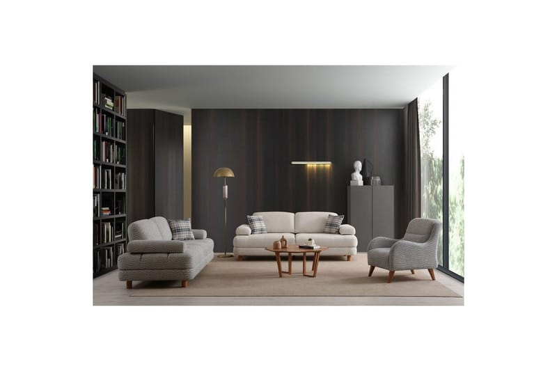 Mami Bäddsoffa 3-sits - Cream - Möbler - Soffa - Bäddsoffa - 3 sits bäddsoffa