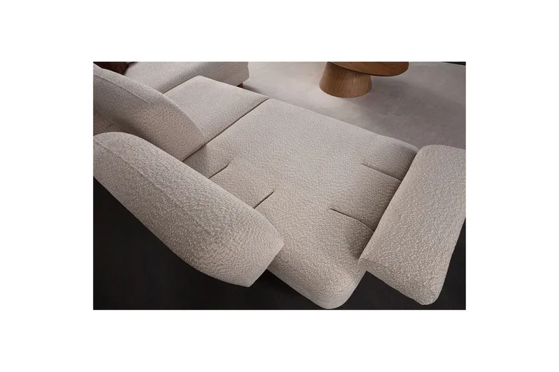 Mami Bäddsoffa med Divan 4-sits - Cream - Möbler - Soffa - Bäddsoffa - Hörnbäddsoffa