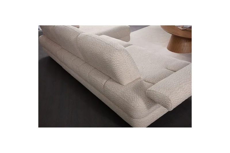 Mami Bäddsoffa med Divan 4-sits - Cream - Möbler - Soffa - Bäddsoffa - Hörnbäddsoffa