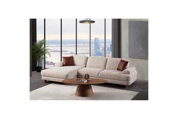 Mami Bäddsoffa med Divan 4-sits - Cream - Möbler - Soffa - Bäddsoffa - Hörnbäddsoffa