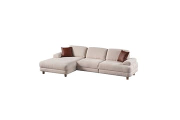 Mami Bäddsoffa med Divan 4-sits - Cream - Möbler - Soffa - Bäddsoffa - Hörnbäddsoffa