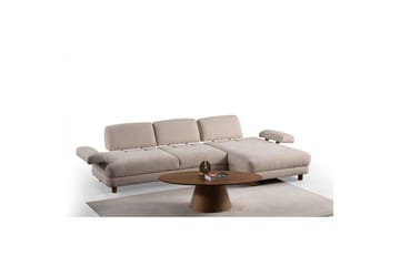 Mami Bäddsoffa med Divan 4-sits - Cream - Möbler - Soffa - Bäddsoffa - Hörnbäddsoffa