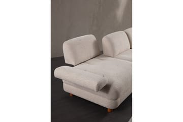 Mami Bäddsoffa med Divan 4-sits - Cream - Möbler - Soffa - Bäddsoffa - Hörnbäddsoffa