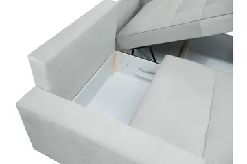 Manetto Bäddsoffa m. Divan 2-sits - Svart/Brun - Möbler - Soffa - Bäddsoffa - Bäddsoffa divan