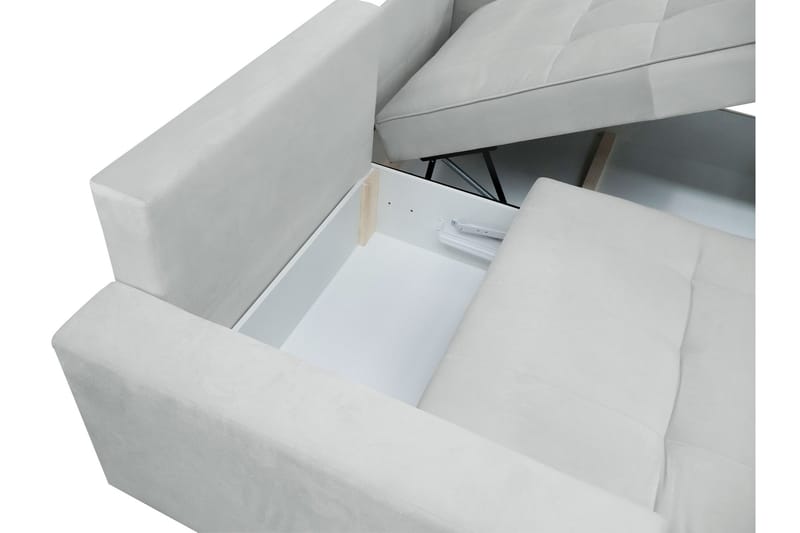 Manetto Bäddsoffa m. Divan 2-sits - Svart/Brun - Möbler - Soffa - Bäddsoffa - Bäddsoffa divan