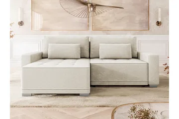 Manetto Bäddsoffa m. Divan 2-sits - Svart/Brun - Möbler - Soffa - Bäddsoffa - Bäddsoffa divan