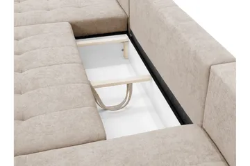 Mardon Bäddsoffa Dubbeldivan 4-sits - Grå - Möbler - Soffa - Bäddsoffa - U bäddsoffa