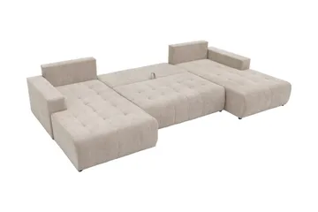 Mardon Bäddsoffa Dubbeldivan 4-sits - Vit - Möbler - Soffa - Bäddsoffa - U bäddsoffa