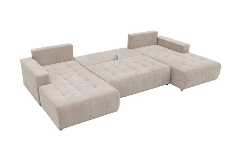 Mardon Bäddsoffa Dubbeldivan 4-sits - Vit - Möbler - Soffa - Bäddsoffa - U bäddsoffa