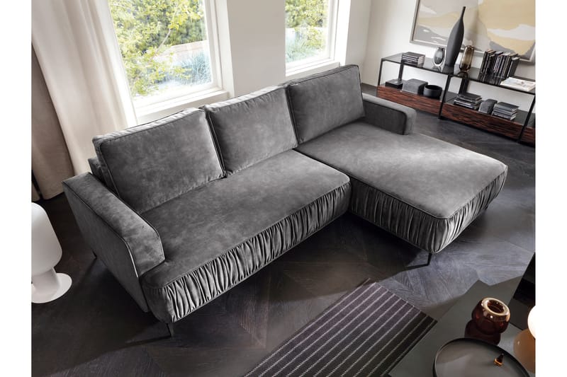 Marisana Bäddsoffa m. Divan 3-sits - Beige/Grå - Möbler - Soffa - Bäddsoffa - Bäddsoffa divan