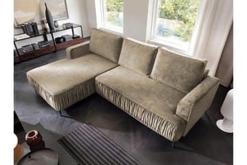 Marisana Bäddsoffa m. Divan 3-sits - Brun - Möbler - Soffa - Bäddsoffa - Bäddsoffa divan