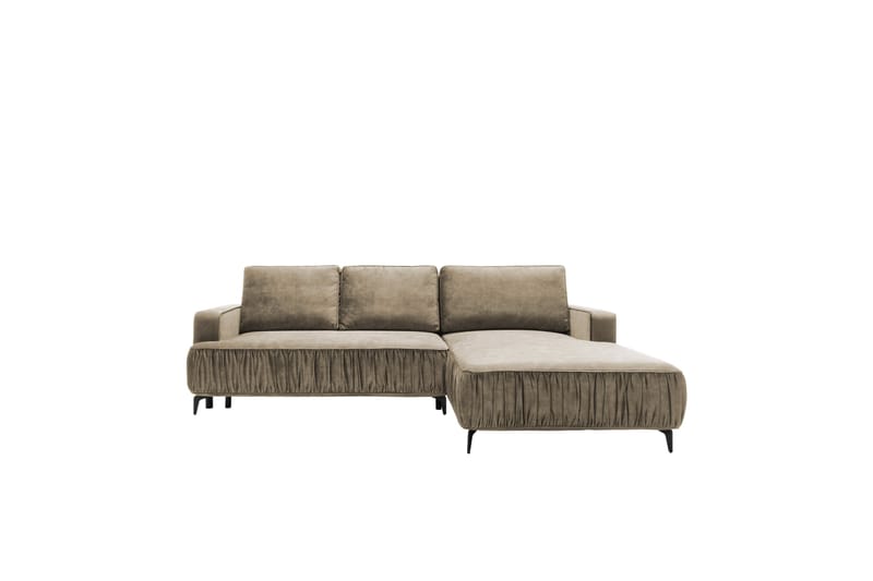 Marisana Bäddsoffa m. Divan 3-sits - Brun - Möbler - Soffa - Bäddsoffa - Bäddsoffa divan