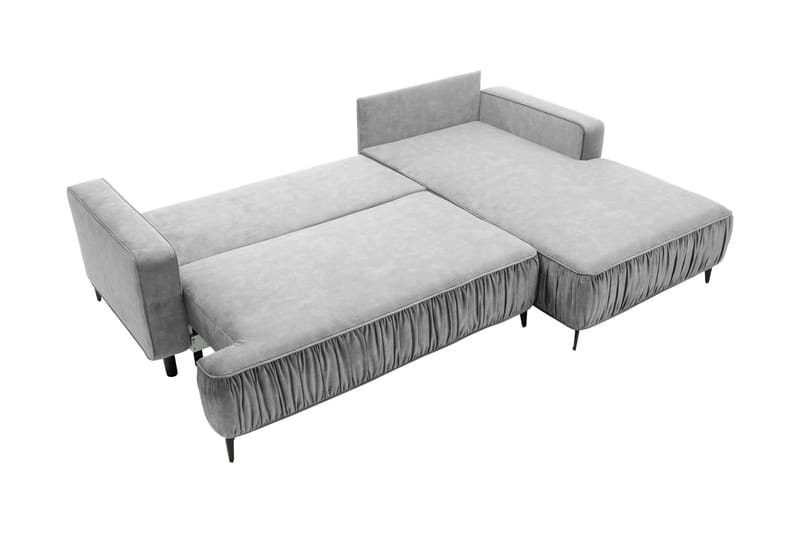 Marisana Bäddsoffa m. Divan 3-sits - Grå - Möbler - Soffa - Bäddsoffa - Bäddsoffa divan