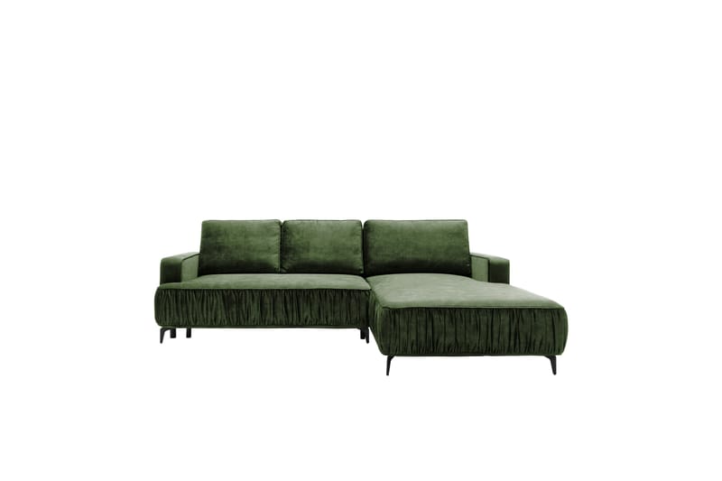 Marisana Bäddsoffa m. Divan 3-sits - Grön - Möbler - Soffa - Bäddsoffa - Bäddsoffa divan