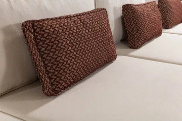 Matris 4-sits Bäddsoffa med Divan - Beige - Möbler - Soffa - Bäddsoffa - Bäddsoffa divan