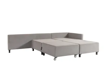 Matris 4-sits Bäddsoffa med Divan - Grå - Möbler - Soffa - Bäddsoffa - Bäddsoffa divan