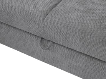Milano 3-sits Bäddsoffa divan vänster med förvaring - Mörkgrå - Möbler - Soffa - Bäddsoffa - Bäddsoffa längsbäddad