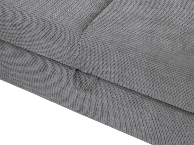 Milano 3-sits Bäddsoffa divan vänster med förvaring - Mörkgrå - Möbler - Soffa - Bäddsoffa - Bäddsoffa längsbäddad