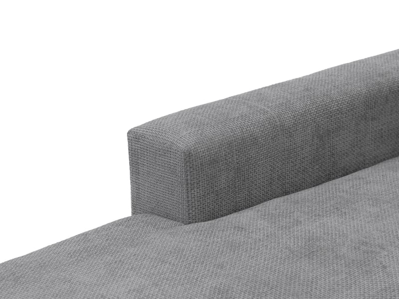 Milano 3-sits Bäddsoffa divan vänster med förvaring - Mörkgrå - Möbler - Soffa - Bäddsoffa - Bäddsoffa längsbäddad