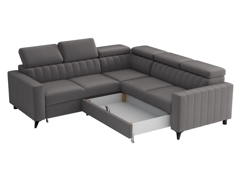 Milano 5-sits Bäddsoffa hörn med förvaring - Gul - Möbler - Soffa - Bäddsoffa - Hörnbäddsoffa