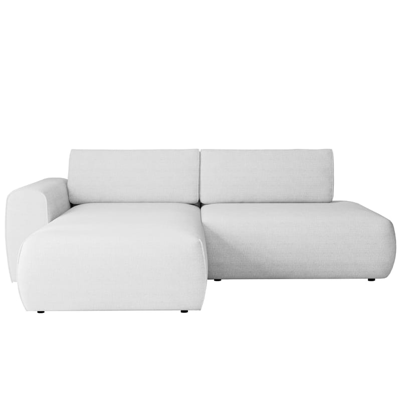 Milias 3-sits Bäddsoffa med Divan Vänster och Förvaring, Vit