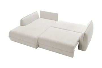 Mirana Bäddsoffa med Divan 3-sits - Vit - Möbler - Soffa - Bäddsoffa - Bäddsoffa divan