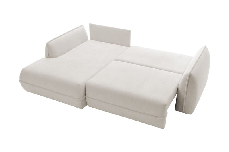 Mirana Bäddsoffa med Divan 3-sits - Vit - Möbler - Soffa - Bäddsoffa - Bäddsoffa divan