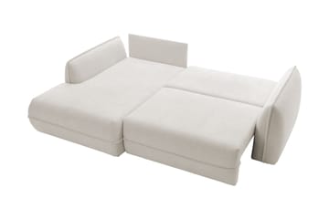 Mirana Bäddsoffa med Divan 3-sits - Vit - Möbler - Soffa - Bäddsoffa - Bäddsoffa divan