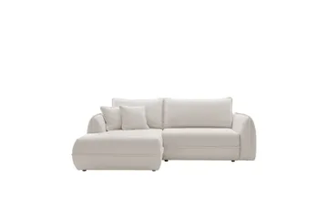 Mirana Bäddsoffa med Divan 3-sits - Vit - Möbler - Soffa - Bäddsoffa - Bäddsoffa divan