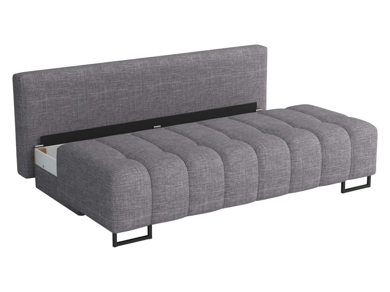 Morenia 3-sits Bäddsoffa med förvaring - brun - Möbler - Soffa - Bäddsoffa - Bäddsoffa längsbäddad